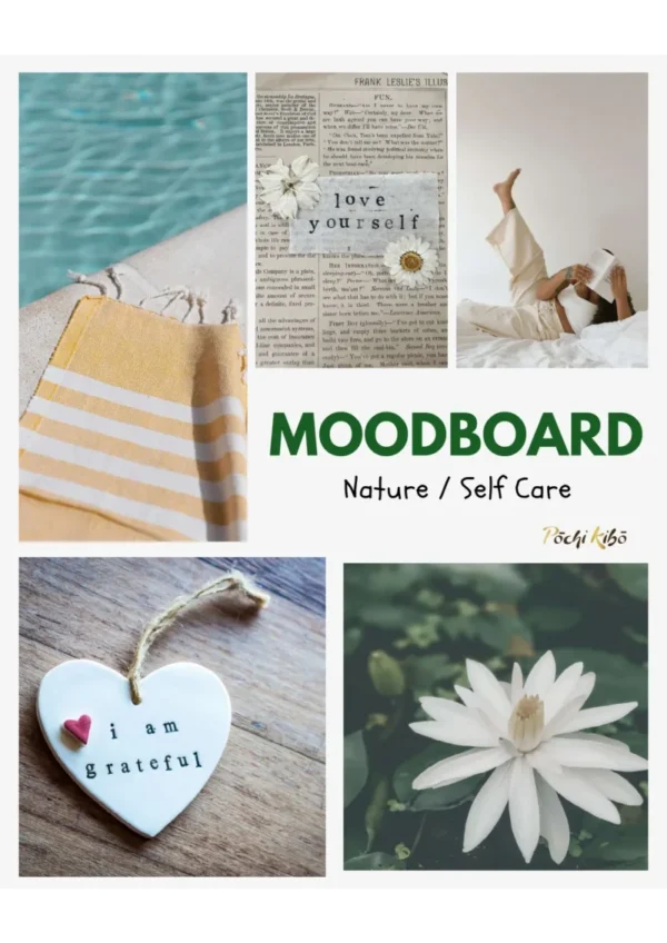 Moodboard bien-être et nature