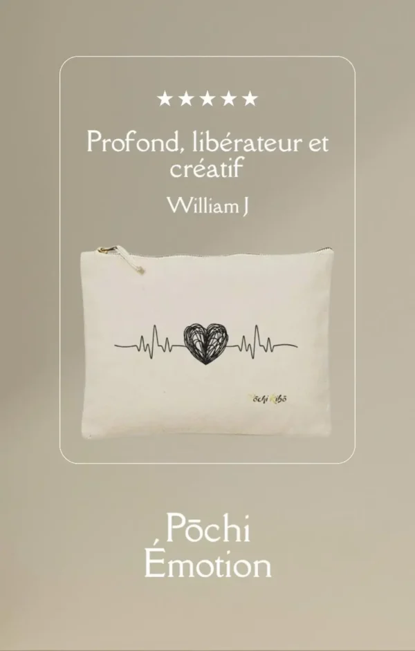 avis client de William sur la pochette Pochi Émotions : "Profond, libérateur et créatif"